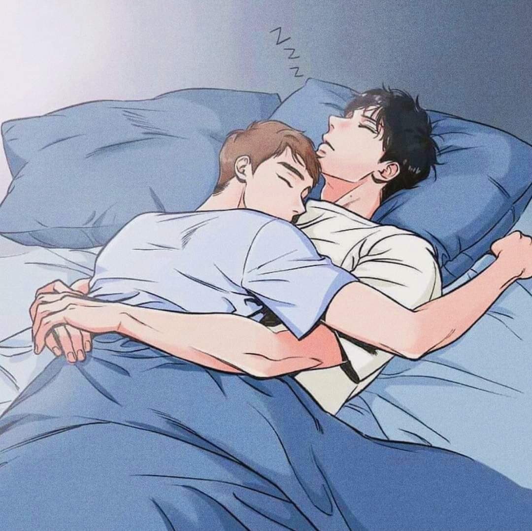 Don Gyun y Alex en la cama