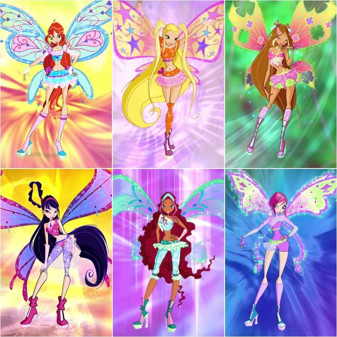 Stella Flora y Bloom en trajes de baño