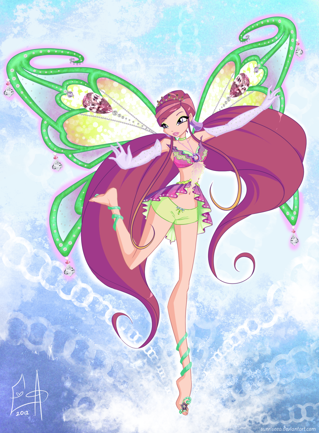 Transformación de Winx de la Flora