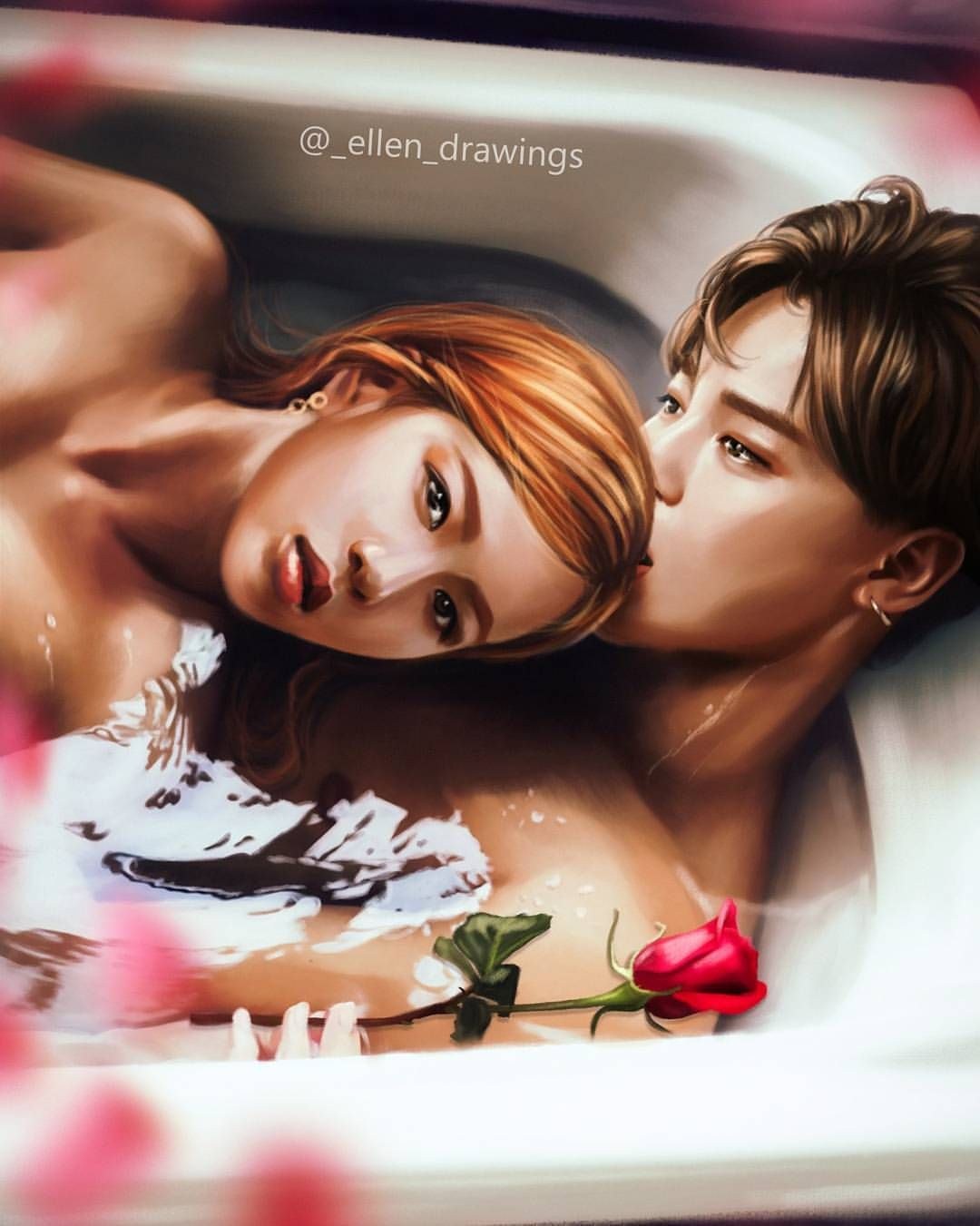 Jenny y Jungkook Art