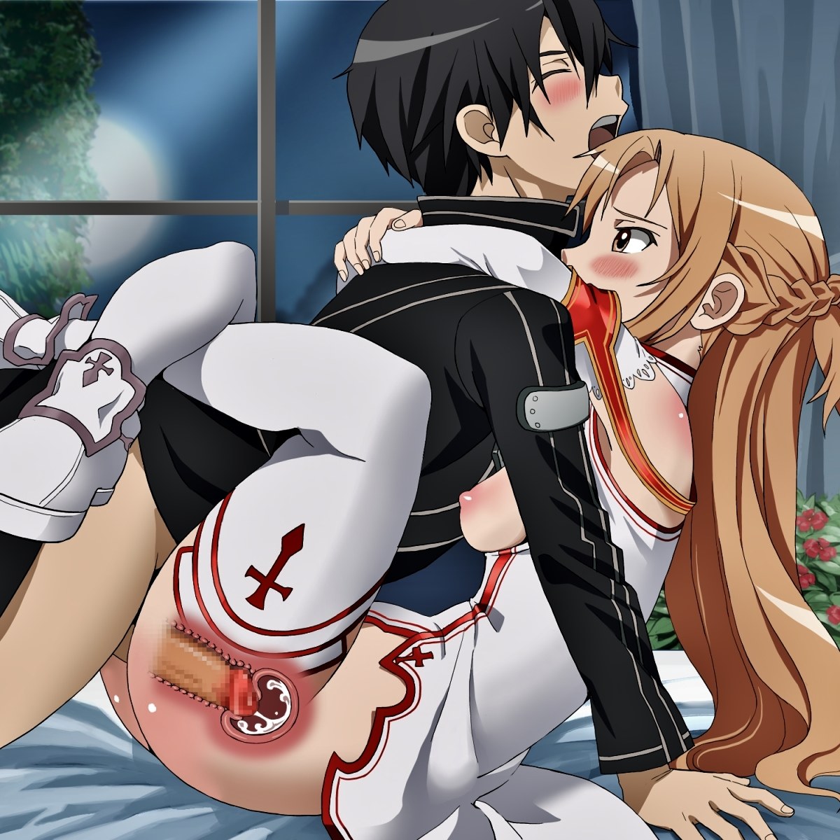 Asuna and kirito porn