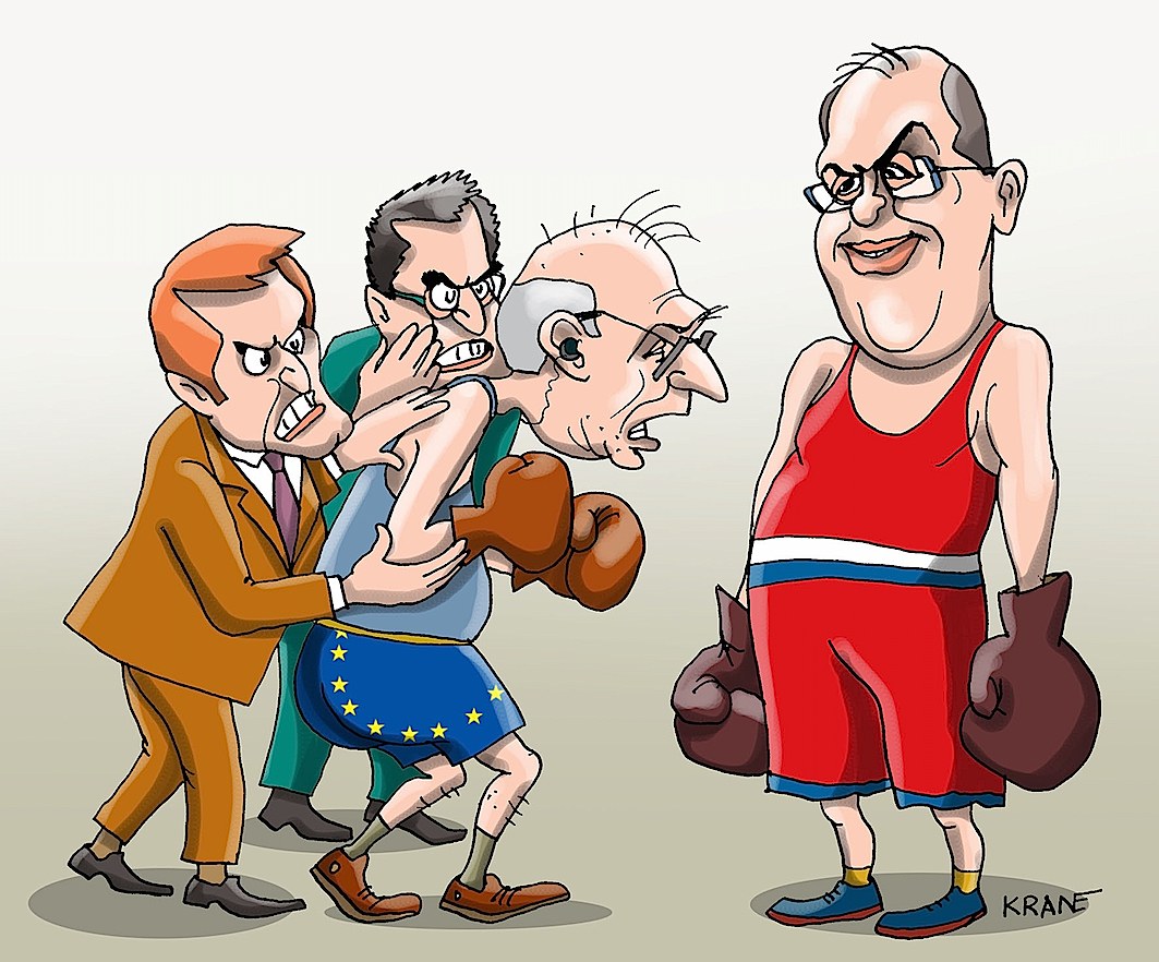 Josep Borrel Caricatura
