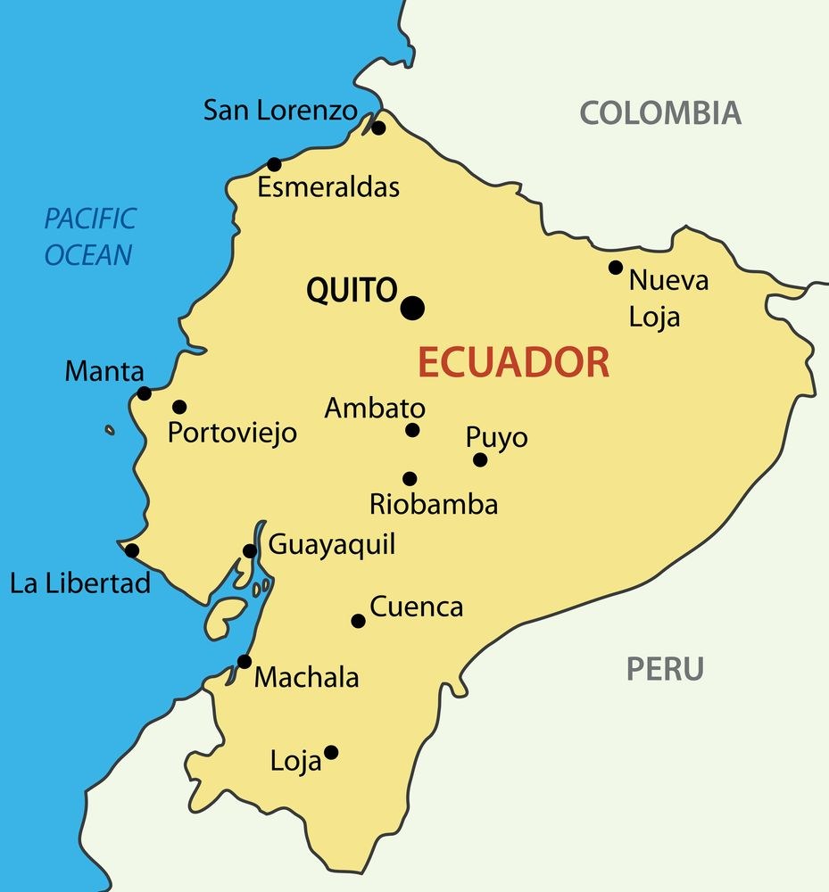 Kito Ecuador en el mapa