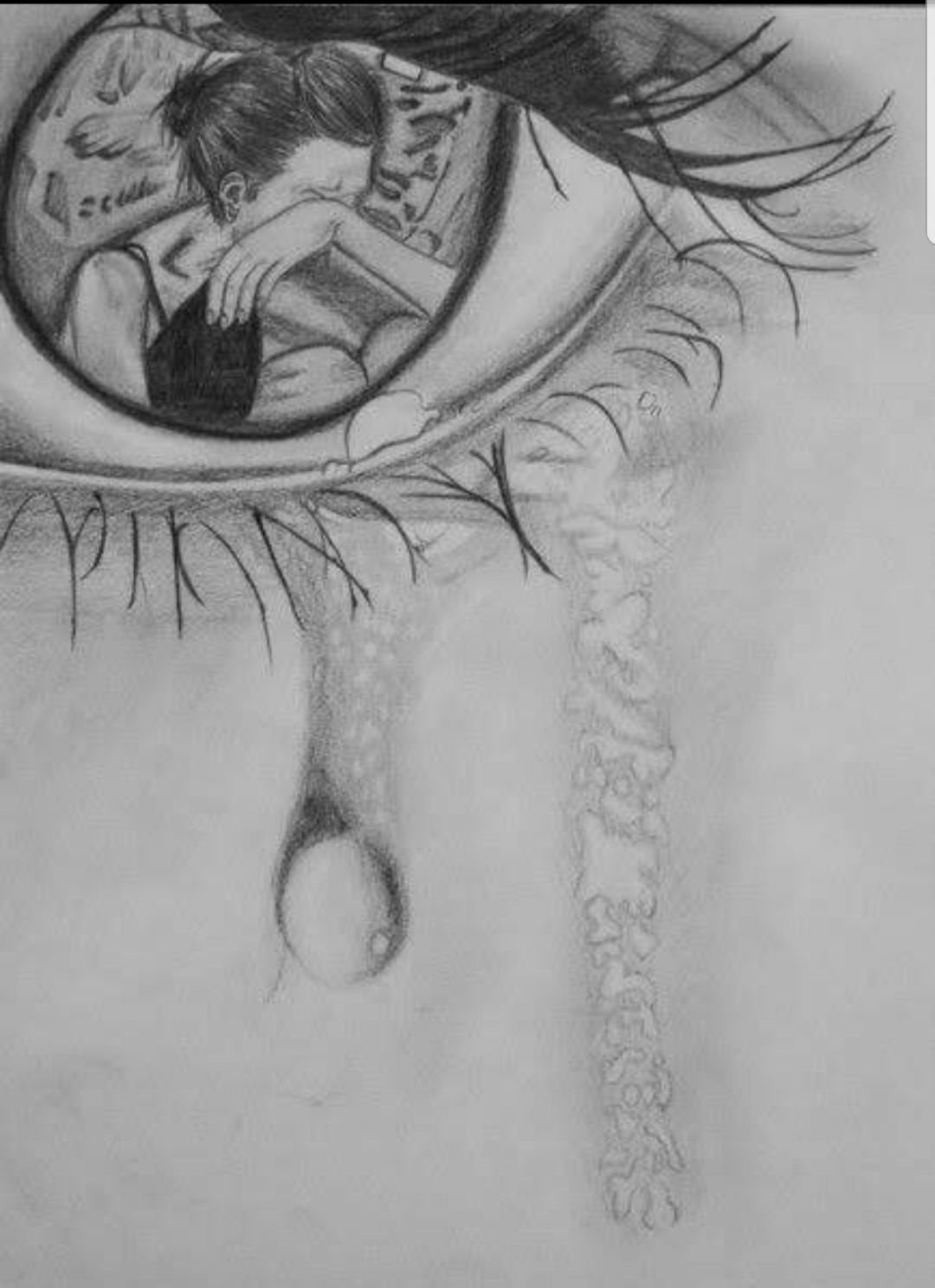 Emociones de manga blanco negro