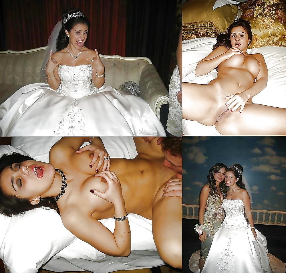 Esposa desnuda después de la boda