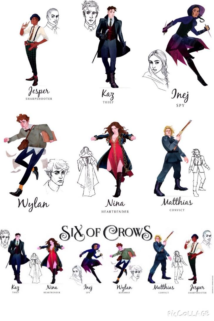 Seis personajes de Voronov