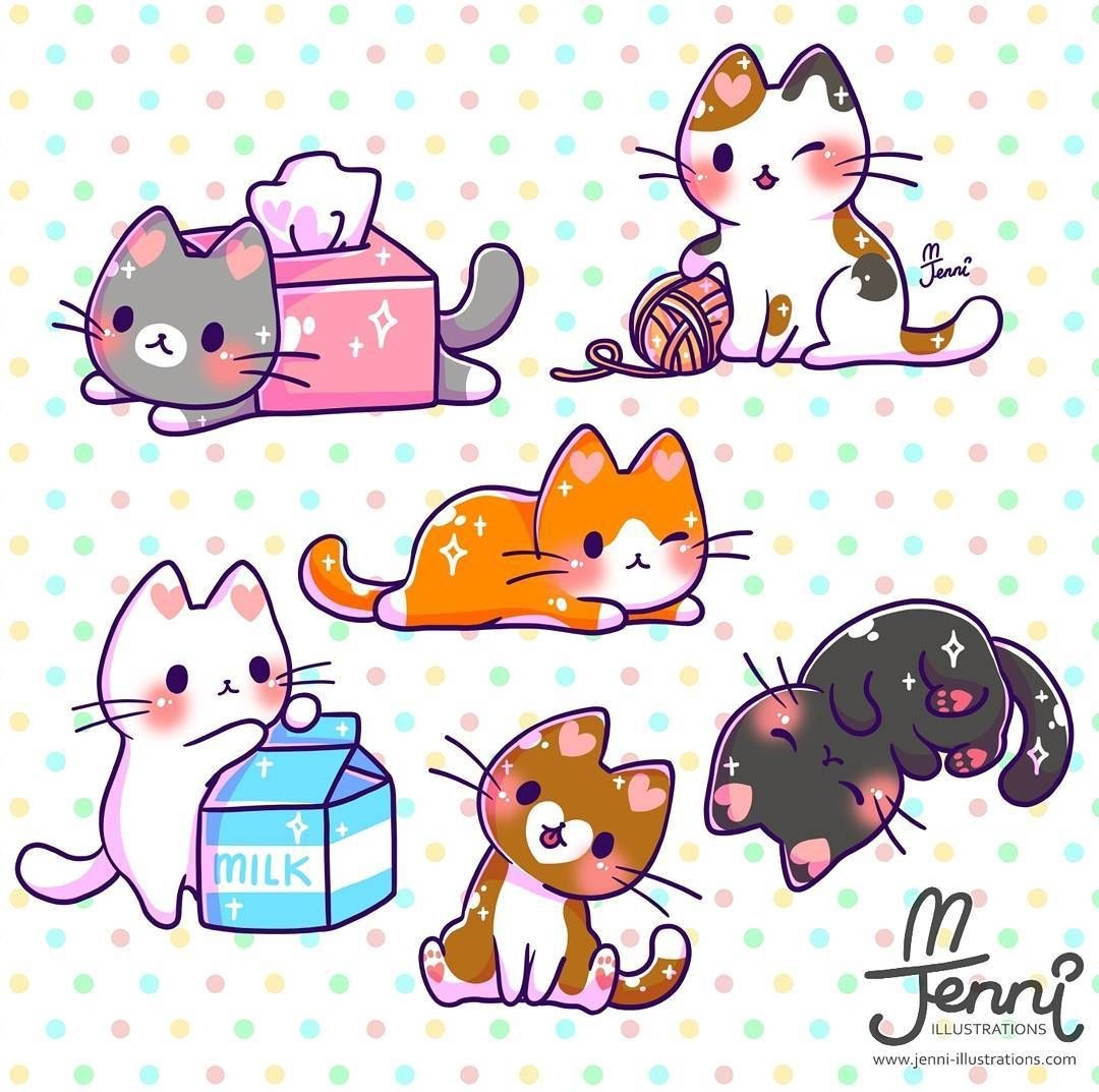 El dibujo del gato es lindo