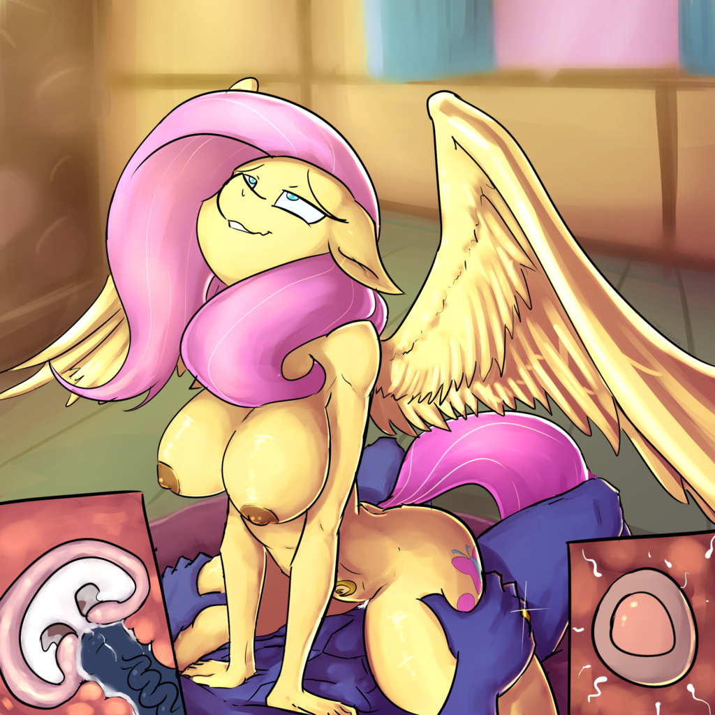 Fluttershi hentai cómic