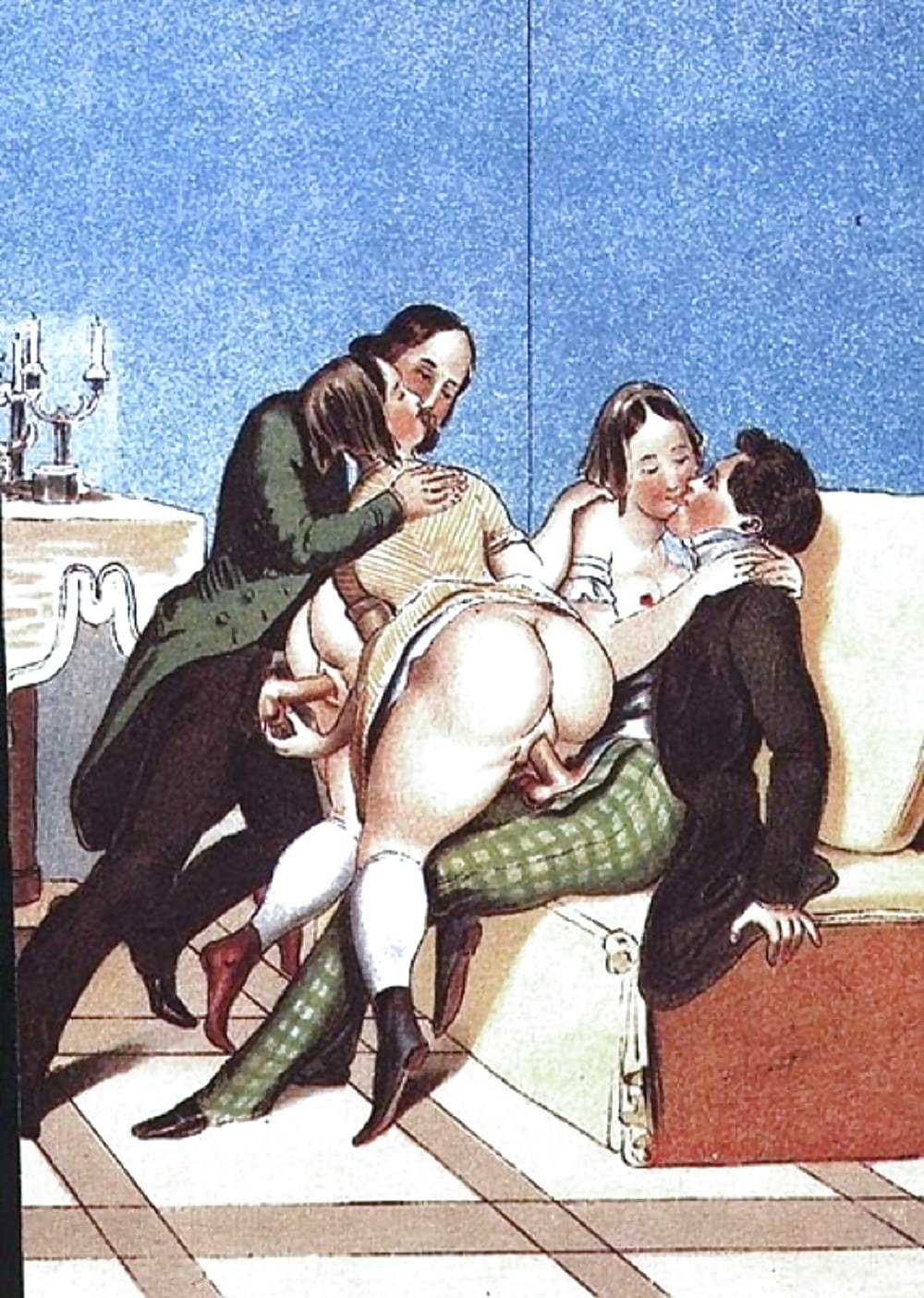Johann nepumuk heiger grabados eróticos
