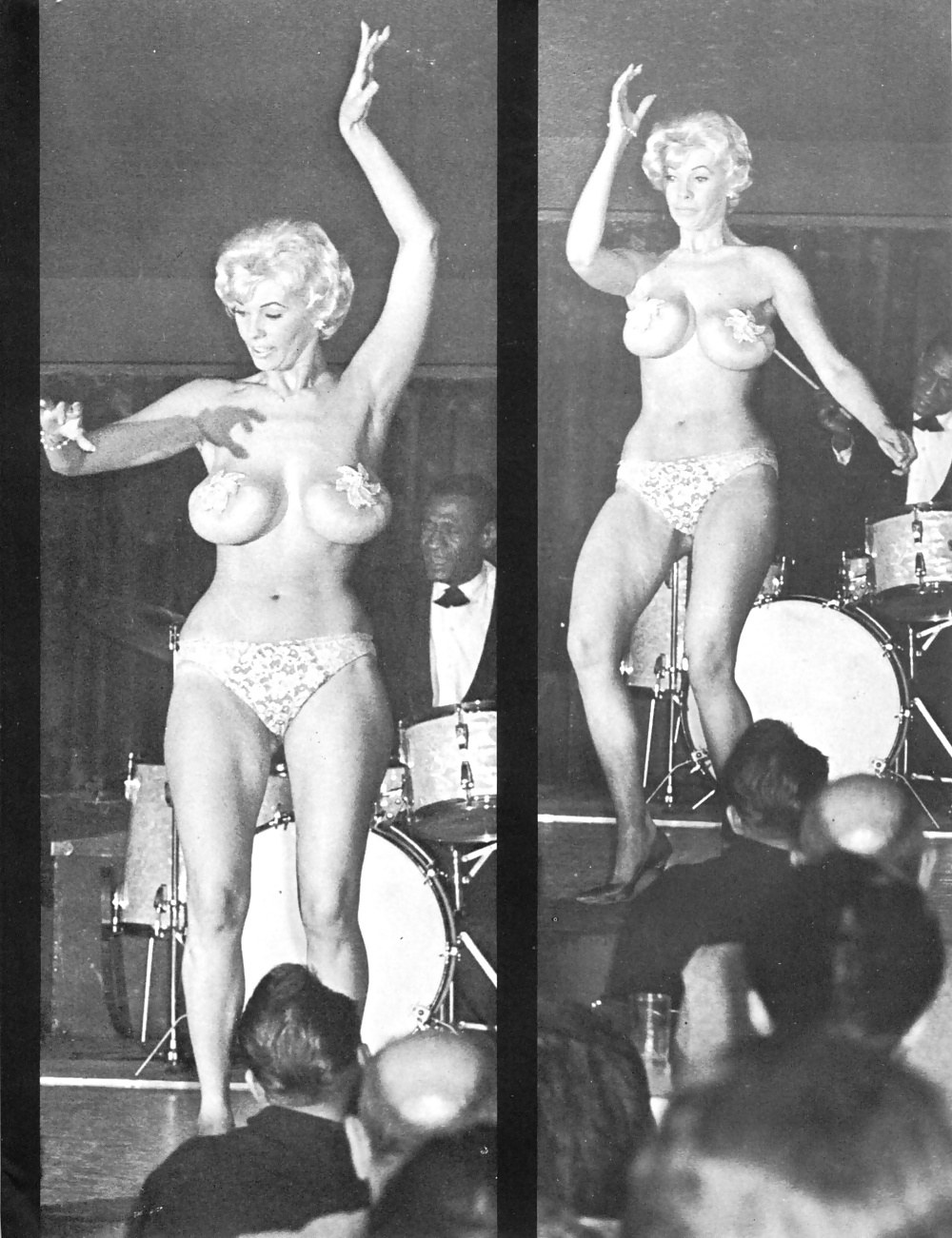 Striptease femenino retro