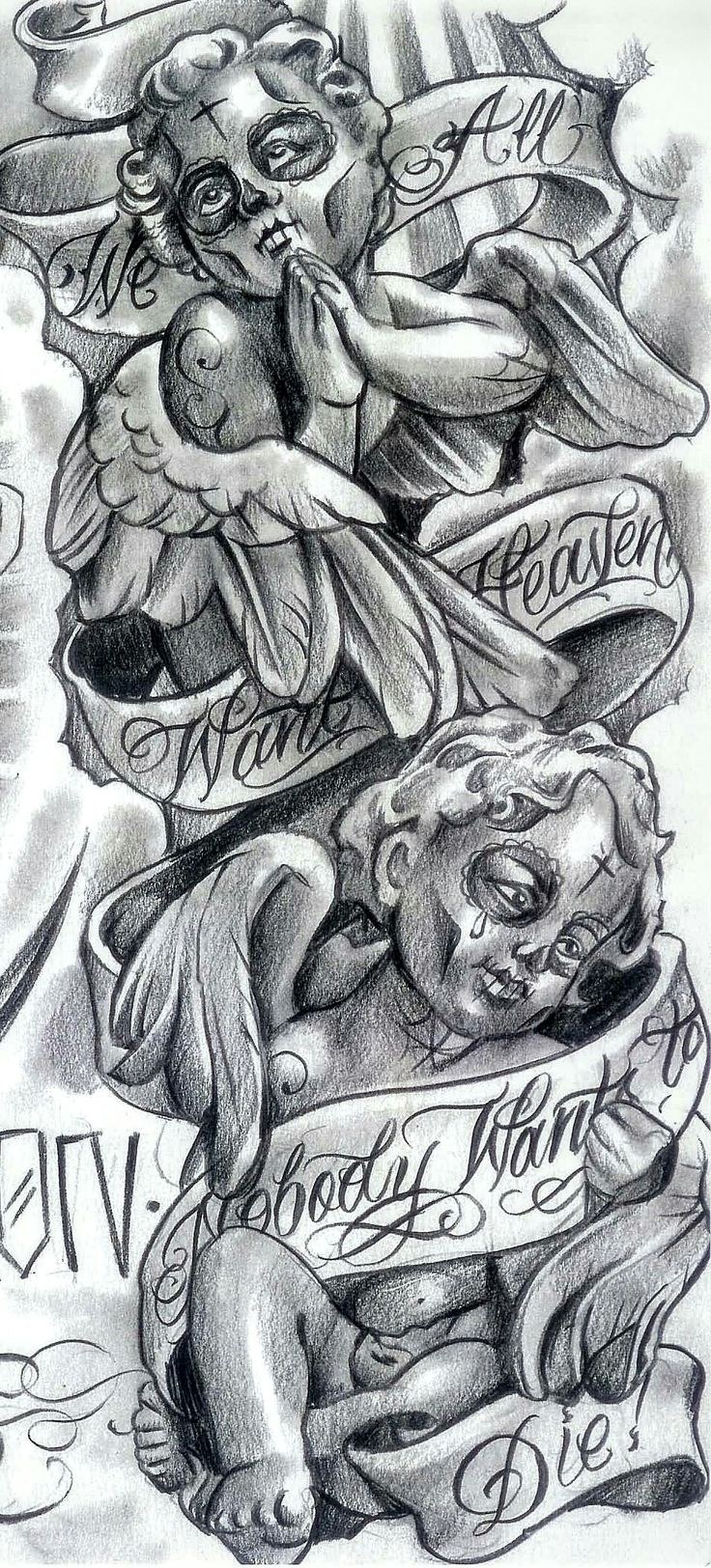 Tatuaje chikano ángel