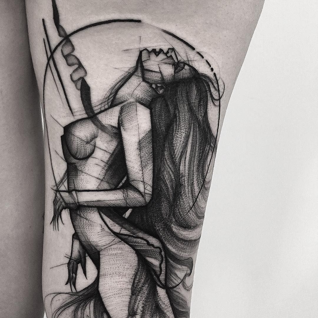 Bocetos de tatuaje amor no correspondido