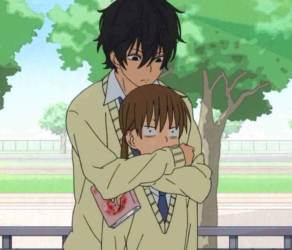 Monster en el siguiente escritorio Haru y Sizuuku