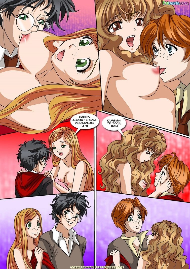 Harry y Ginny y Hermione Hentai