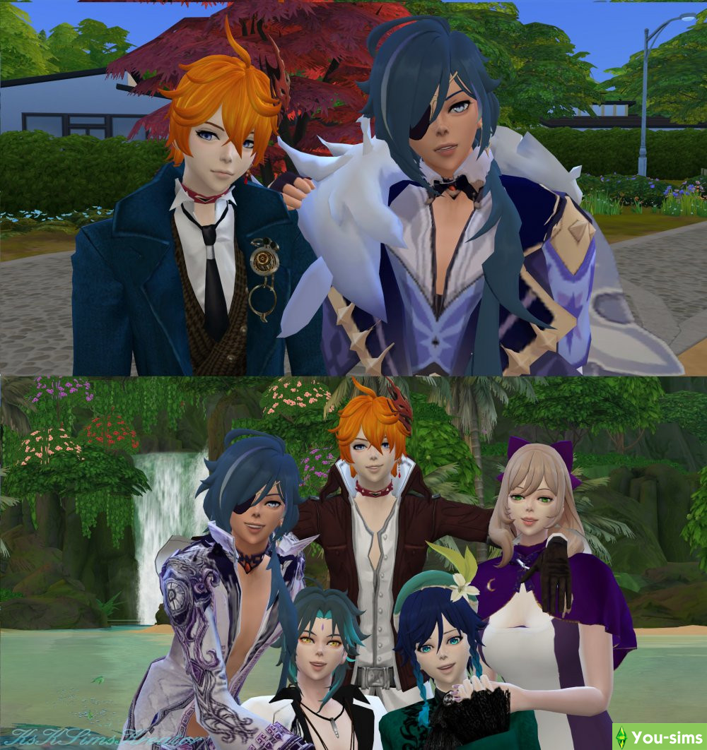 Sims 4 Genshin Impact