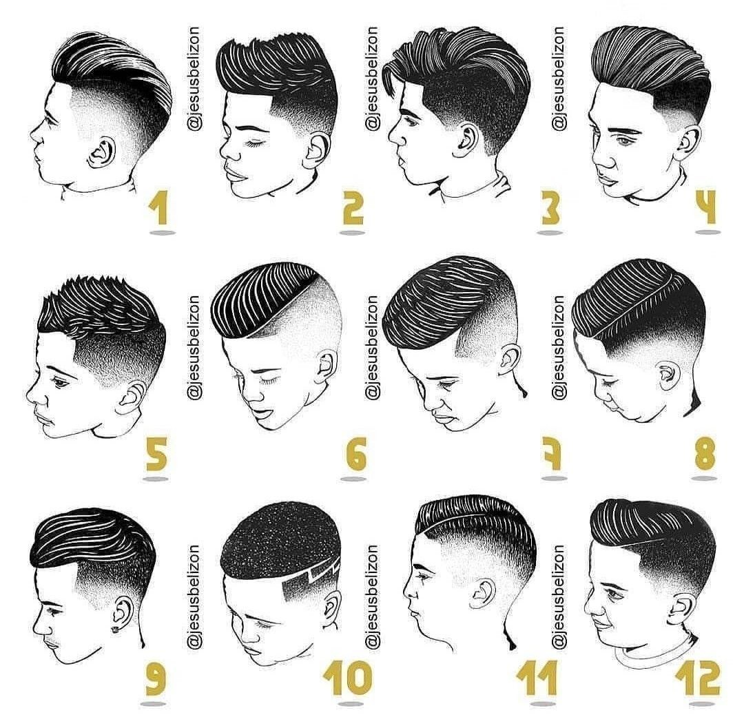 Esquema de corte de pelo Anderkat Masculino