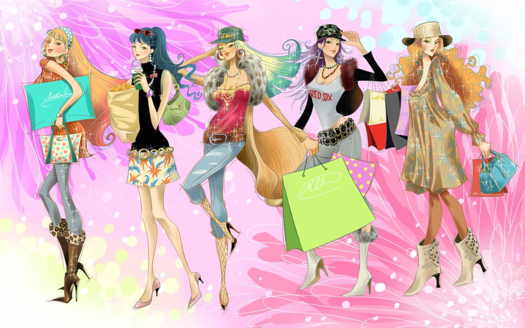 Dibujo de fashionista