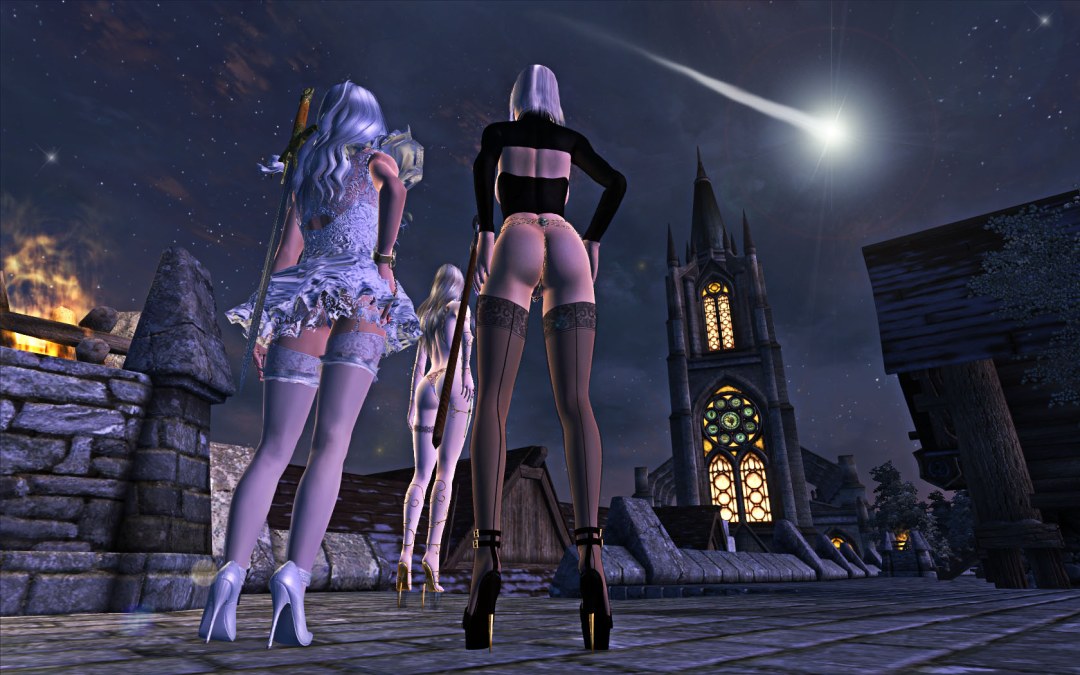 Juego de tacones altos