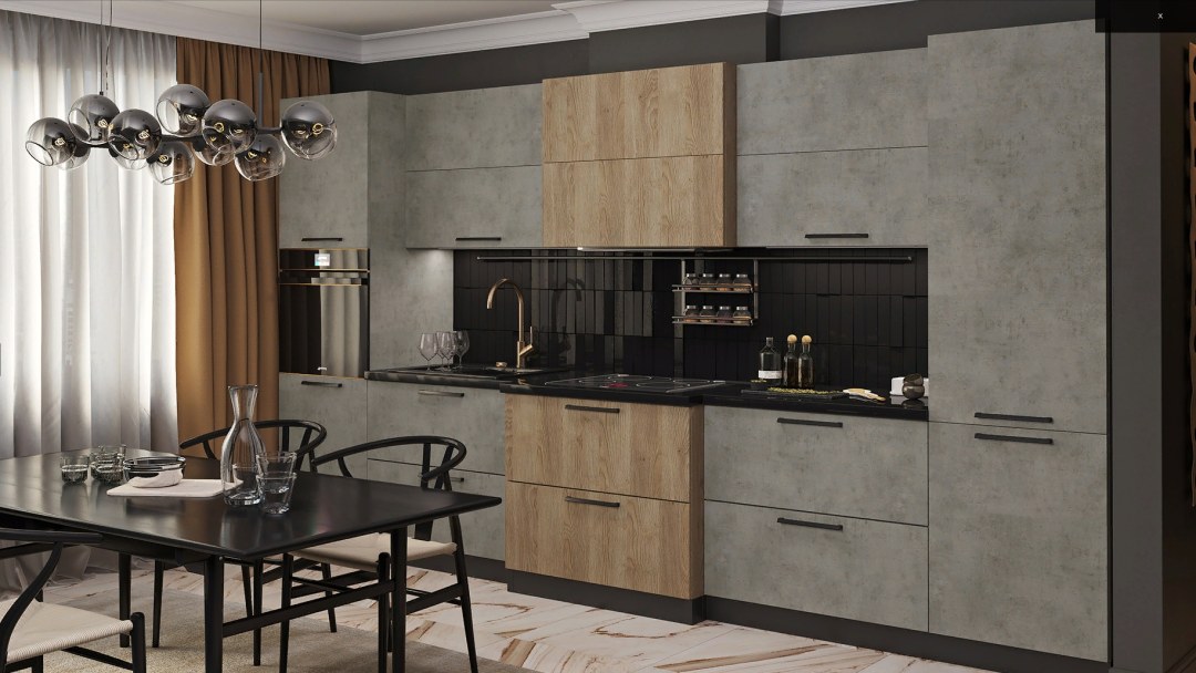 Fachada de egger para la cocina