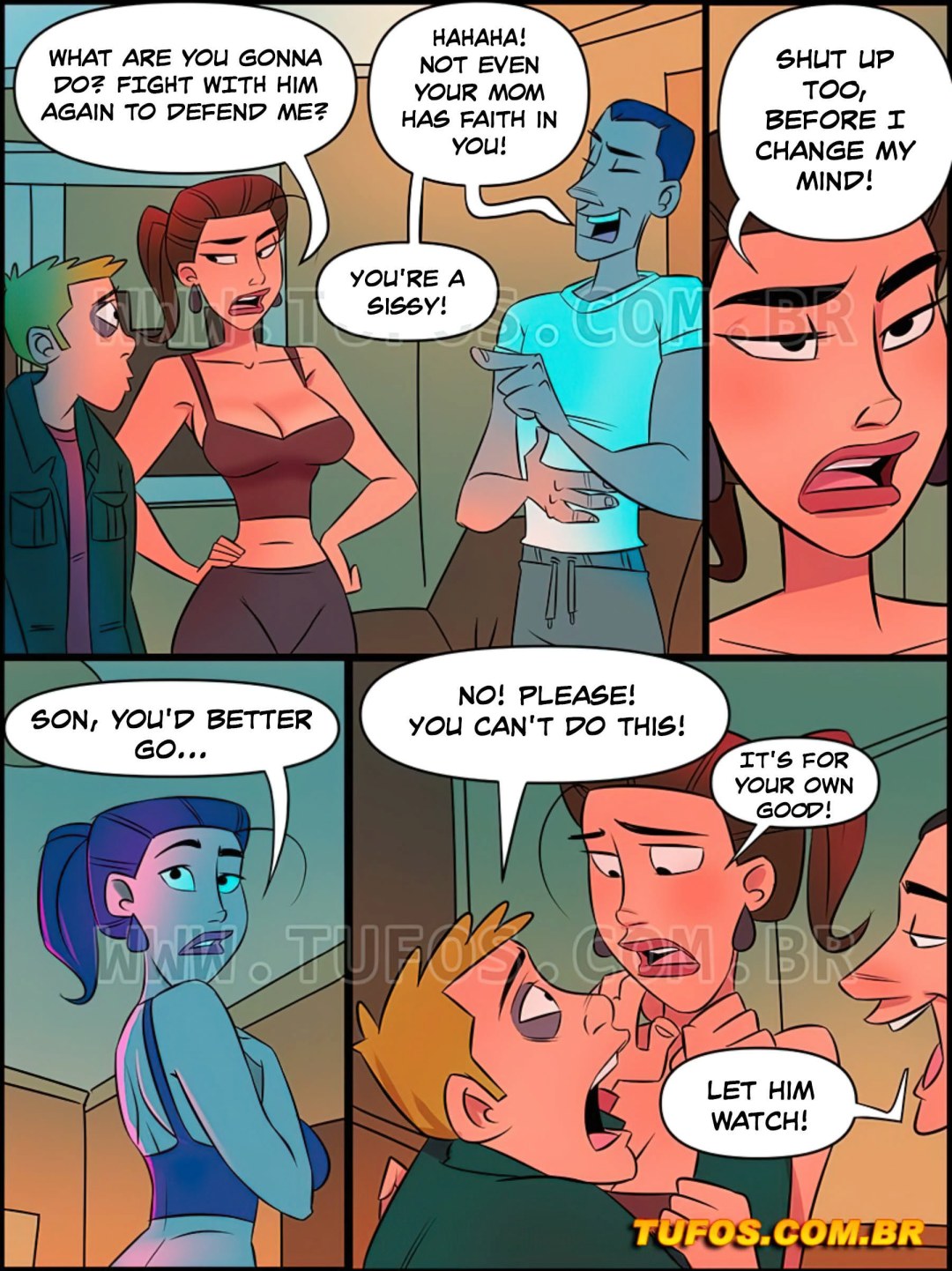 Cómic erótico mamá Joan