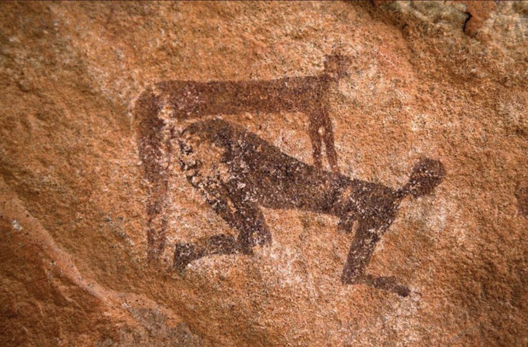 Dibujos de cueva de Tassilin Adero