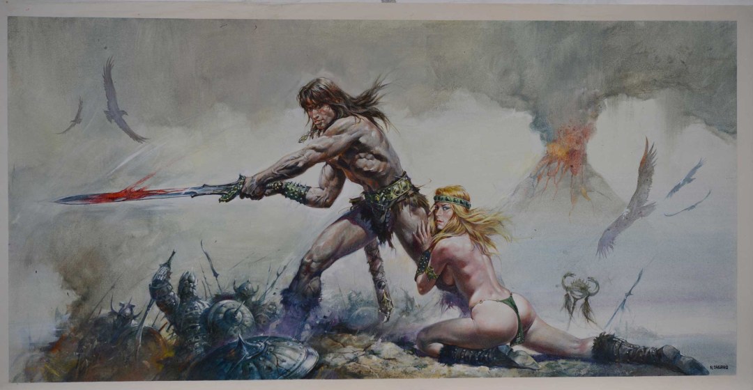 Conan bárbaro fantasía de arte