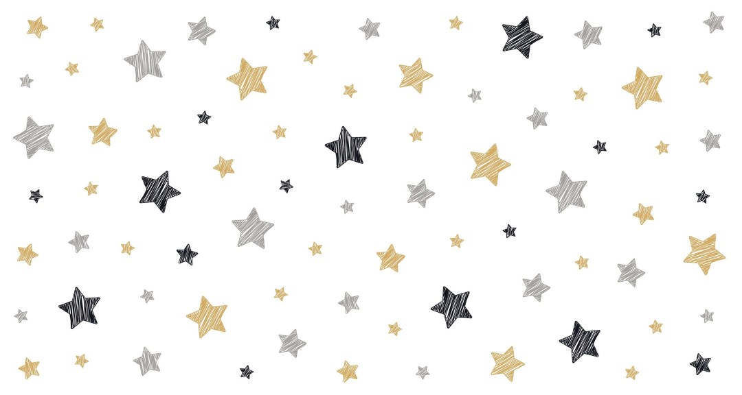 El fondo son estrellas pequeñas