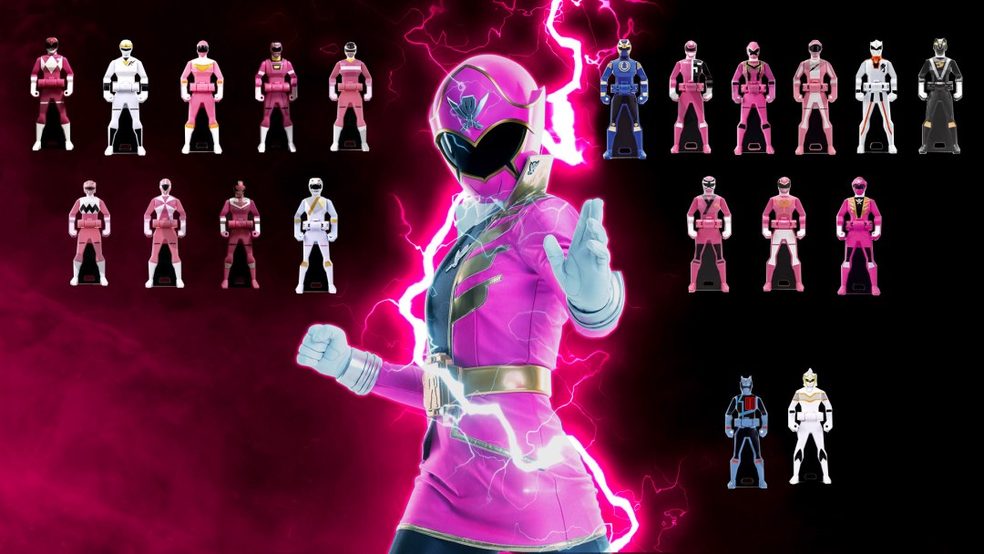Rangos de poder Super MegaForce Pink Ranger