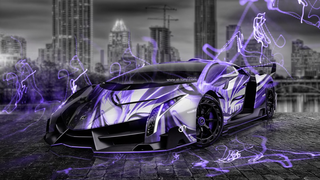 Lamborgini Veneno Neon