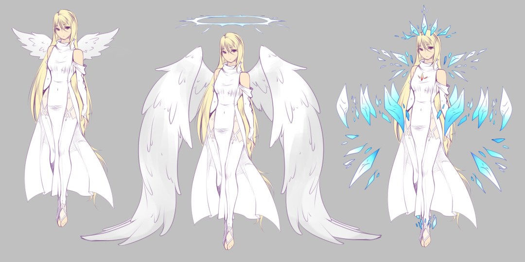 La túnica de la referencia del ángel