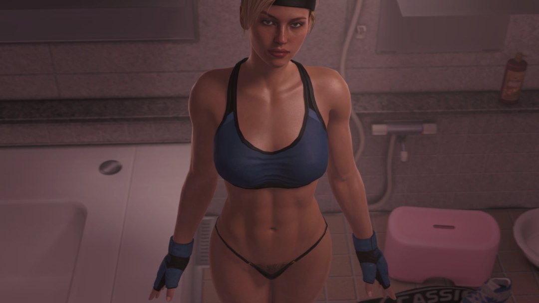 Cassie Cage en ropa interior