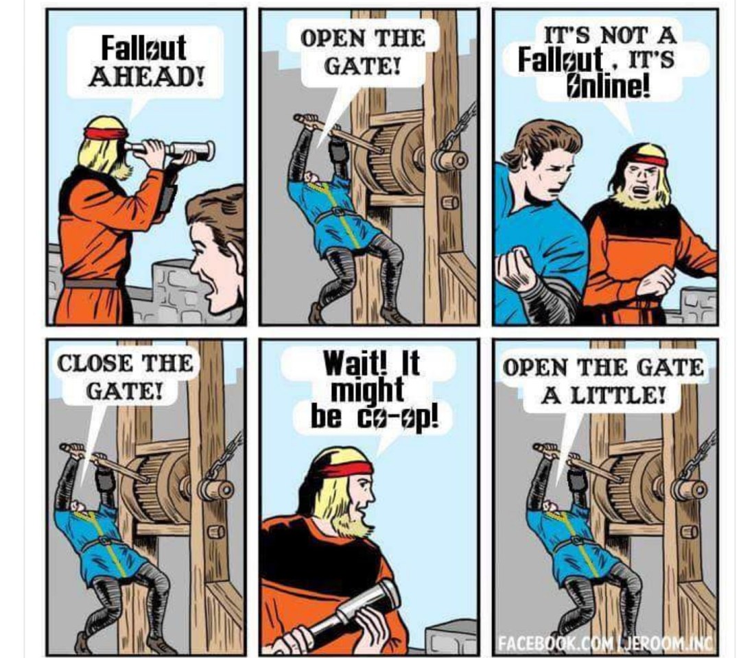Levanta la puerta con un meme