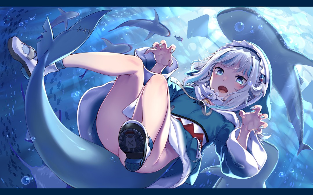 Tiburón de anime gawr gura