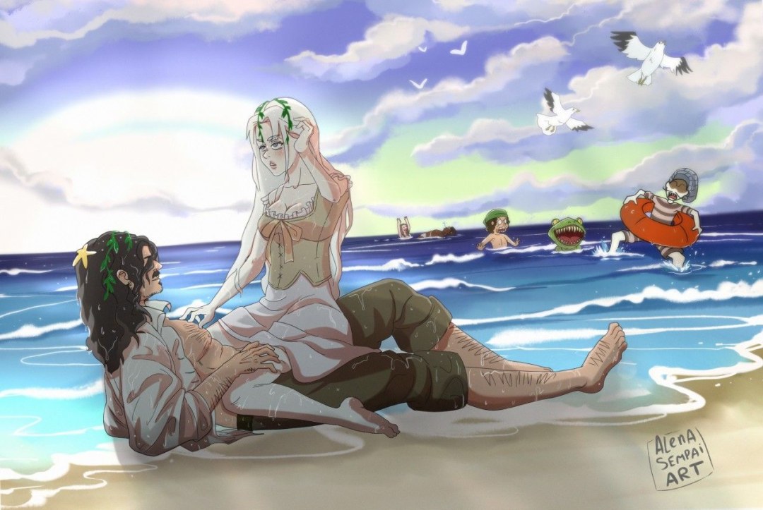 Arte de Adelaide y Diego
