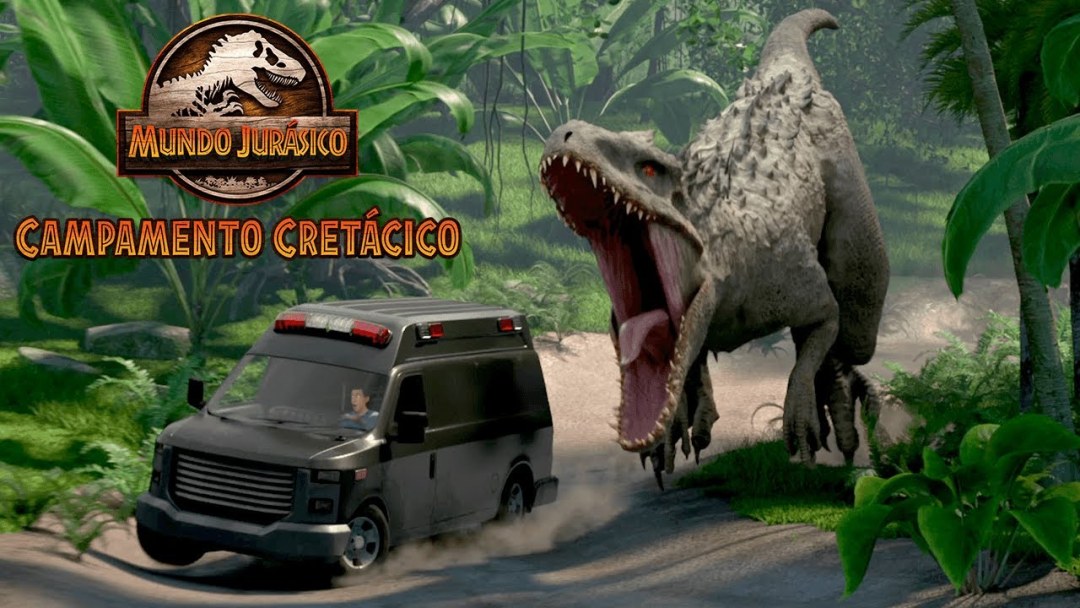 El mundo del campamento cretáceo del período Jurásico