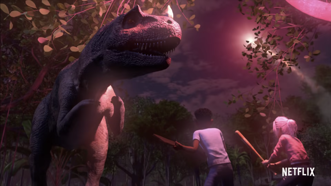 El mundo del campamento cretáceo de Ceratosaurus del período Jurásico