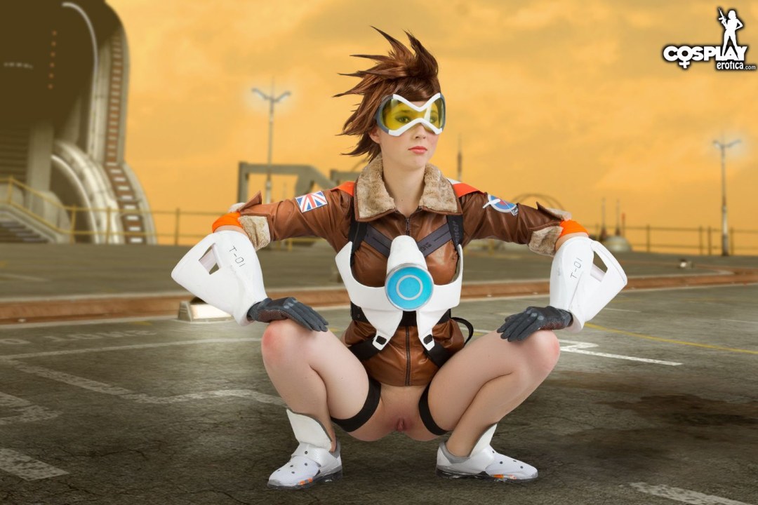 TRACER Overvotch XXX COSPLAY