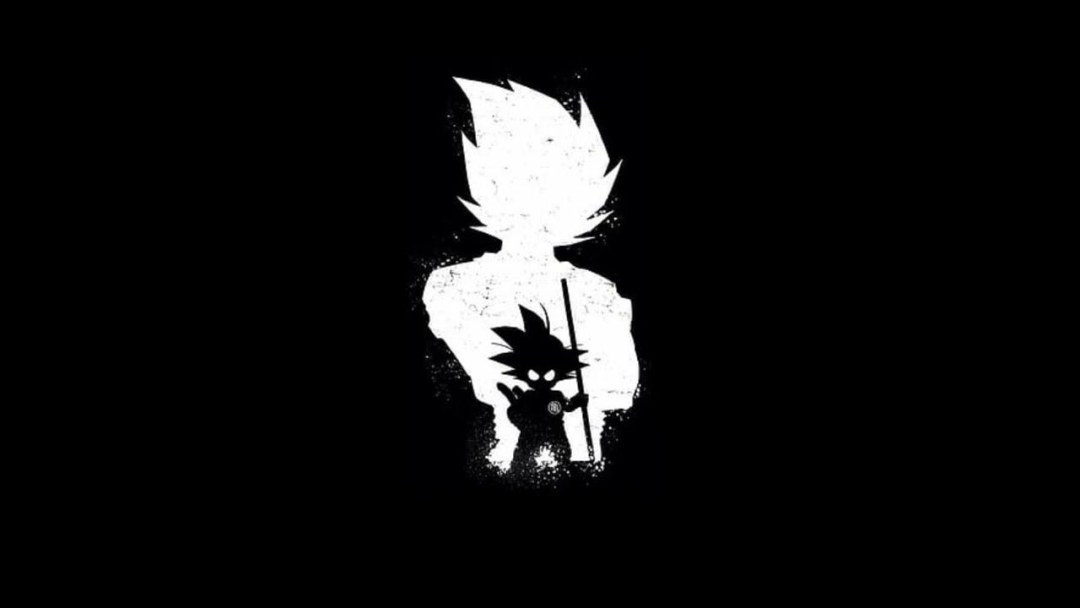 Anime sobre un fondo negro