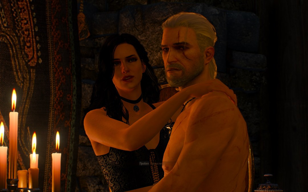 Witcher 3 Geralt y Yennifer