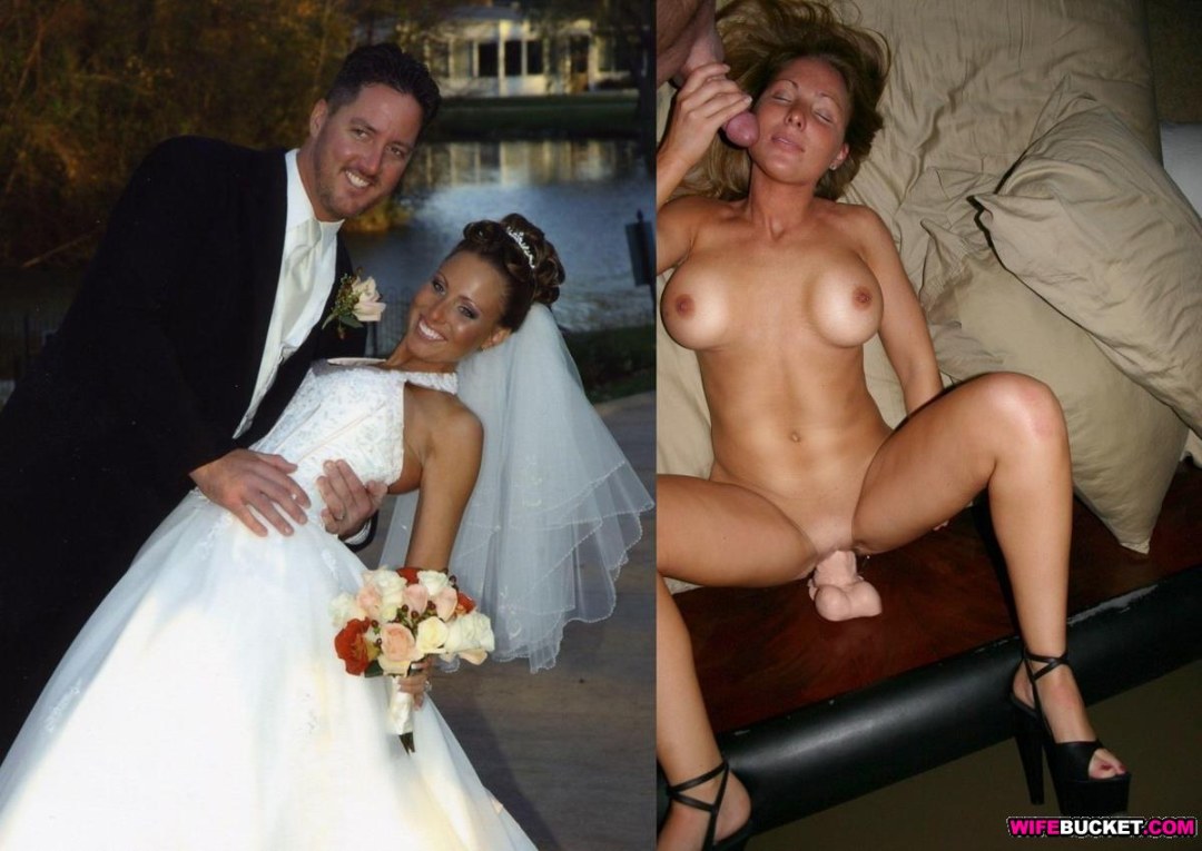 Novias desnudas después de la boda