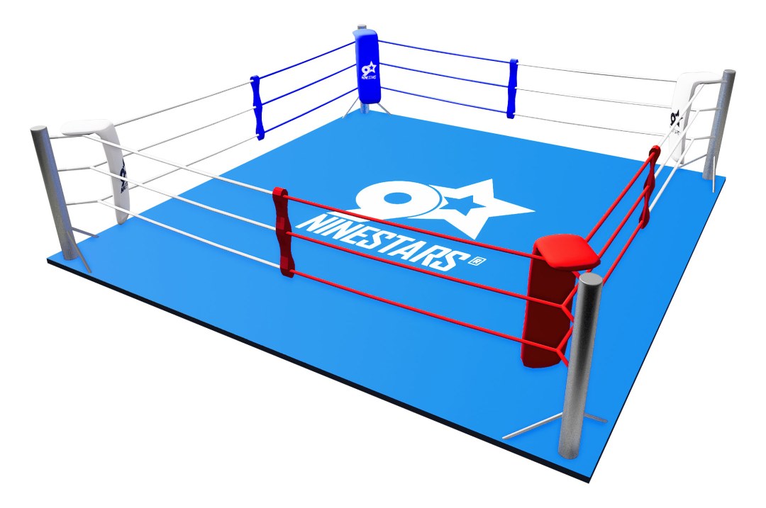 Chica de boxeo contra un chico