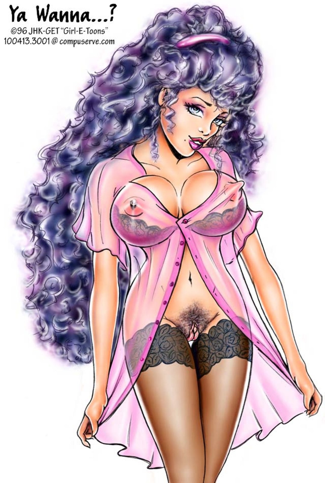 Chicas de dibujos animados eróticos