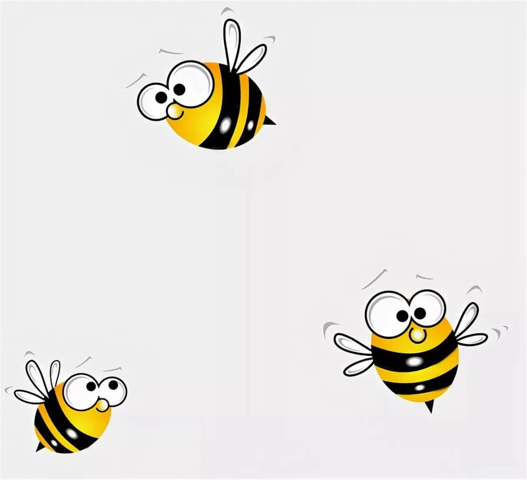Abejas de dibujos animados