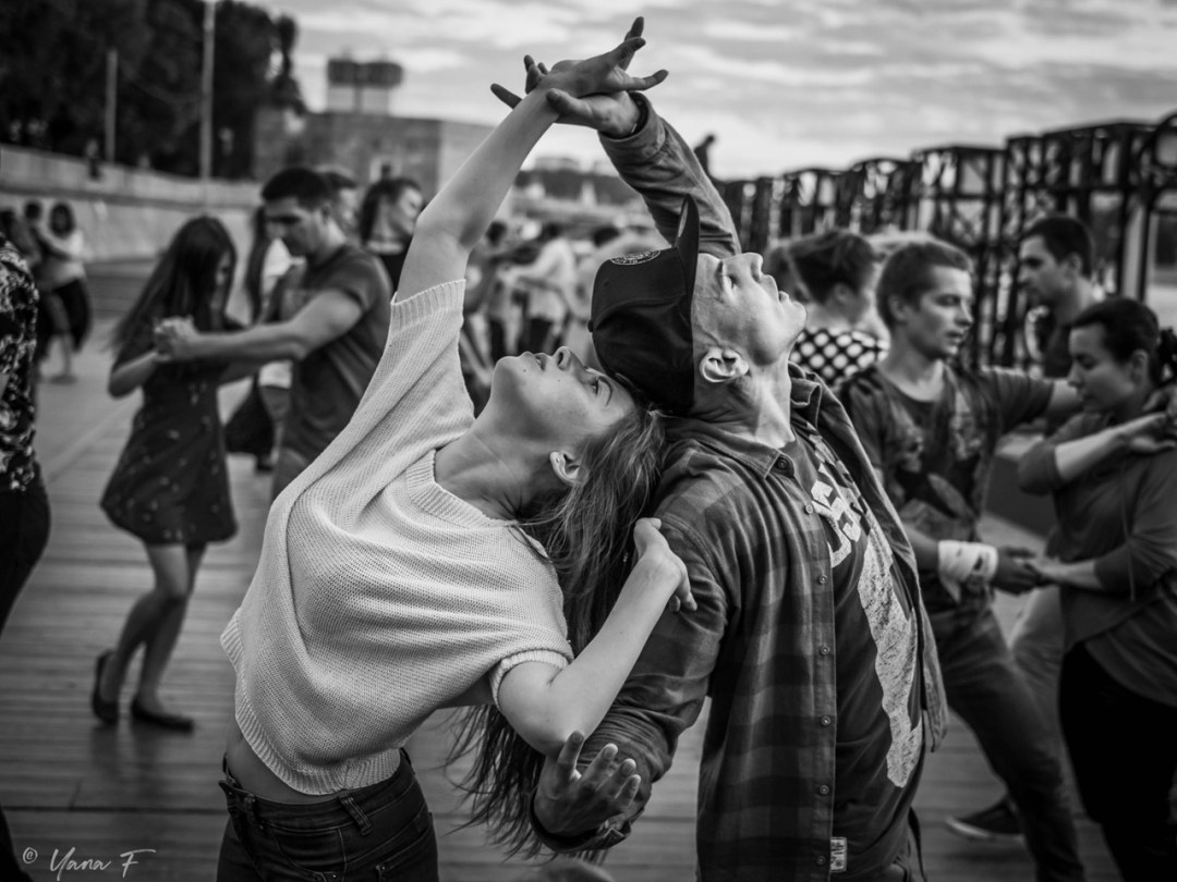 Amor por el boceto de baile