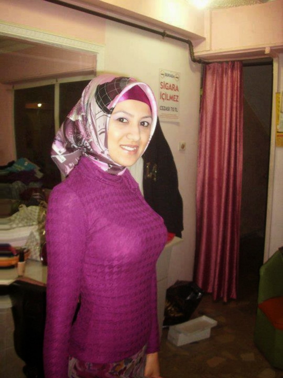 Grasa en el hijab