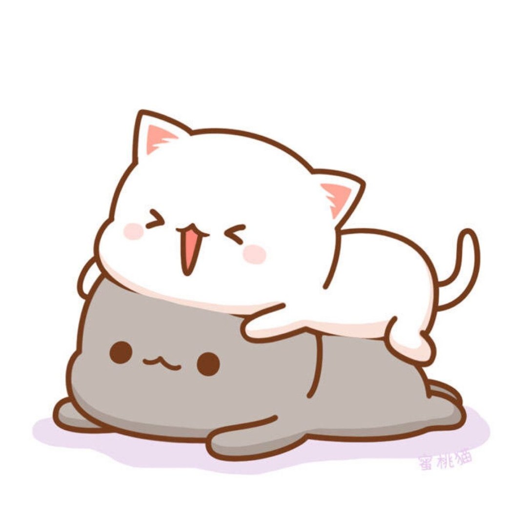 Lindo dibujo de gatos para dibujar