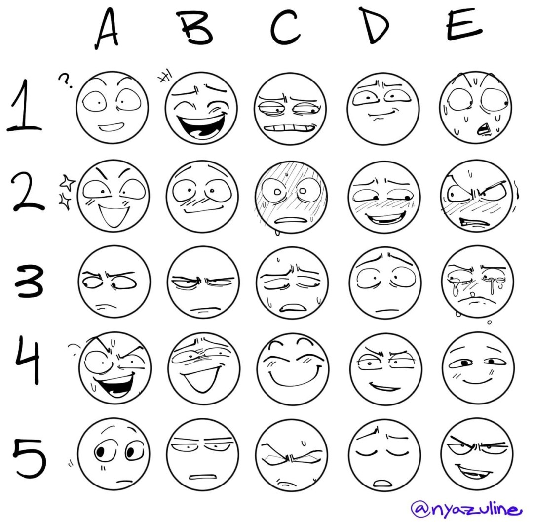 Emociones para la mesa de dibujo