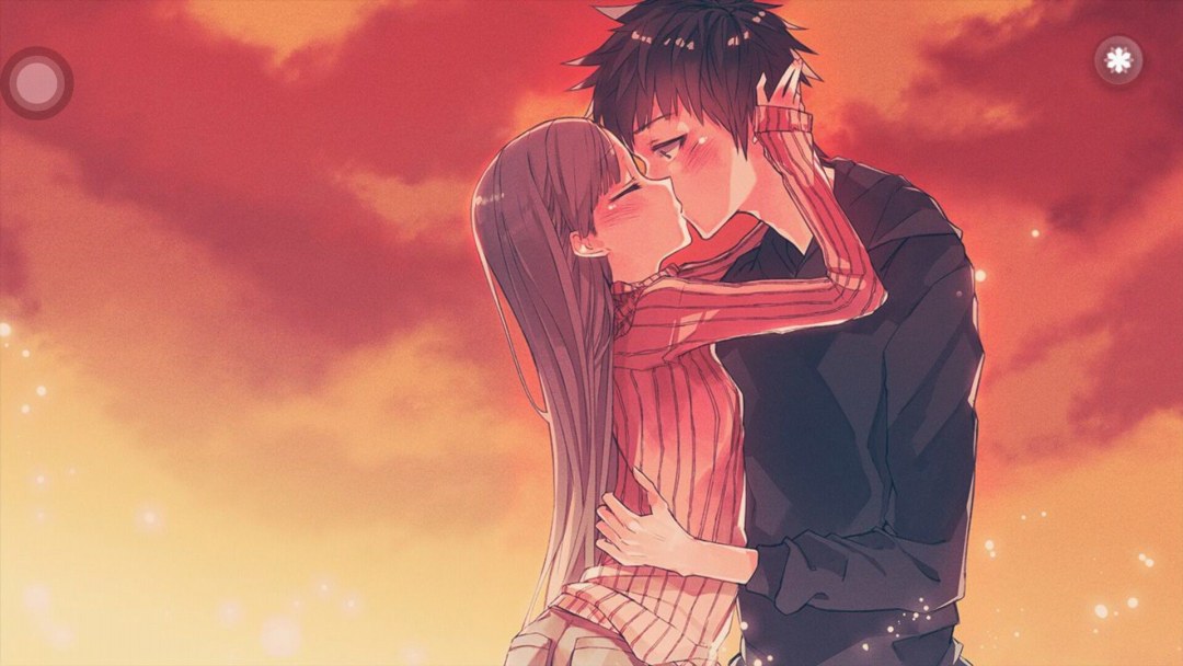 Chico de anime y chica