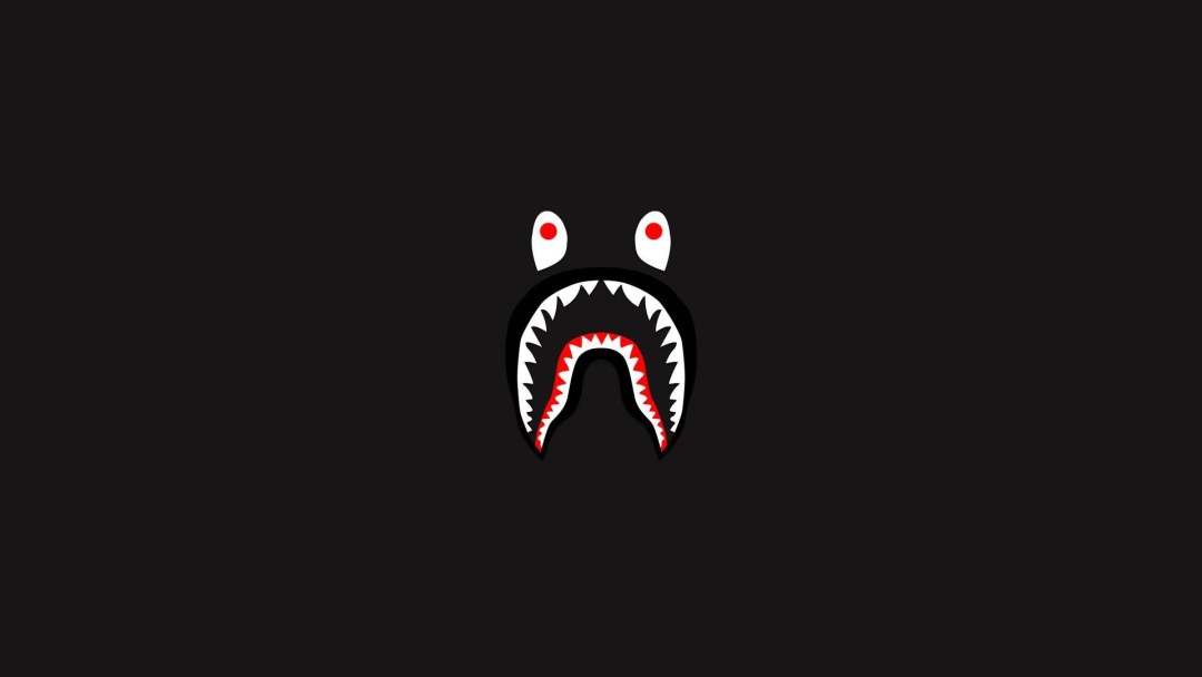 Fondo de pantalla de bape tiburones
