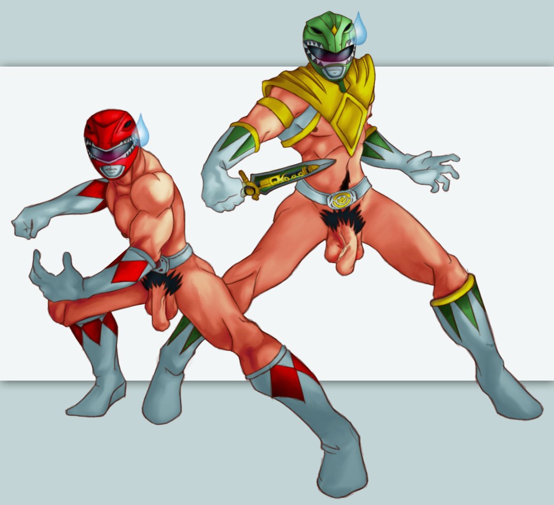 Mighty Rangers Cosplay BDSM